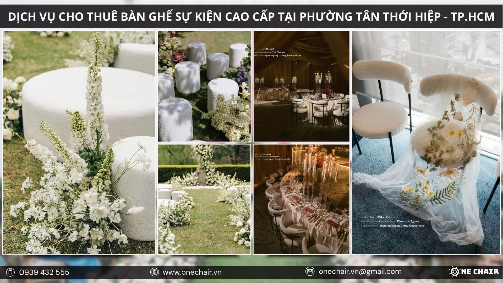 Ghế sự kiện theo xu hướng mới nhất cho các sự kiện độc đáo.