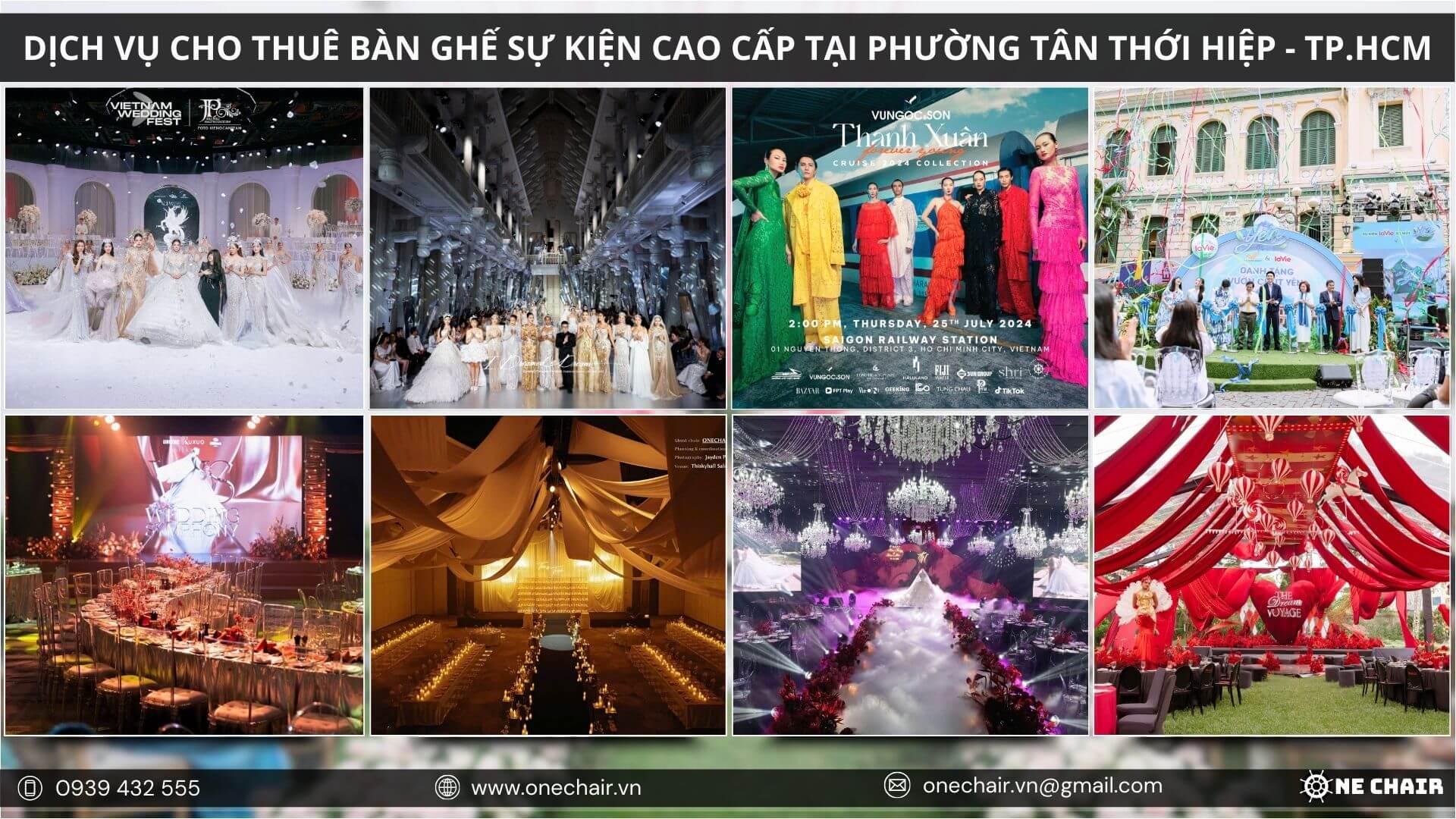 Nội thất sự kiện cao cấp, chất lượng hàng đầu.