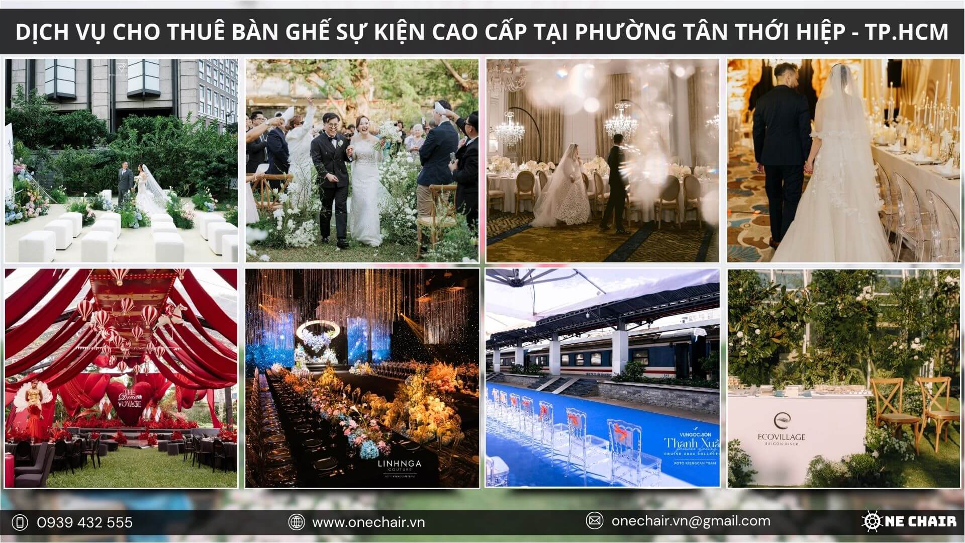 OneChair đem đến những sản phẩm tận tâm, kiến tạo không gian, nâng tầm sự kiện.