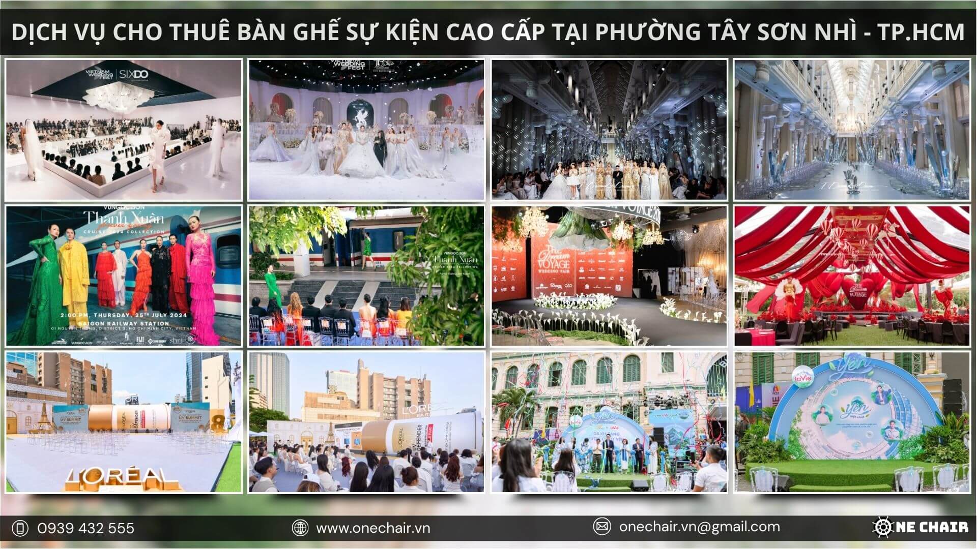 Hình 10: One Chair - Đơn vị nội thất sự kiện chuyên nghiệp hàng đầu tại Thành phố HCM.