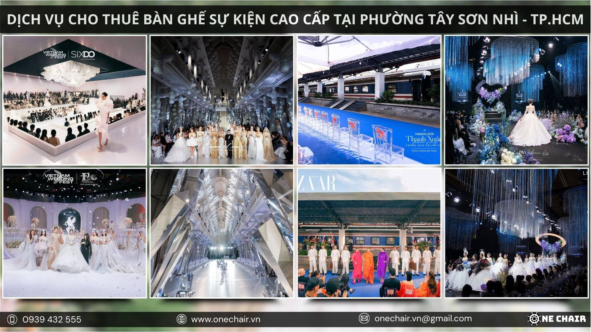Hình 11: Nội thất chuyên nghiệp cho fashion show tại Thành phố Hồ Chí Minh.