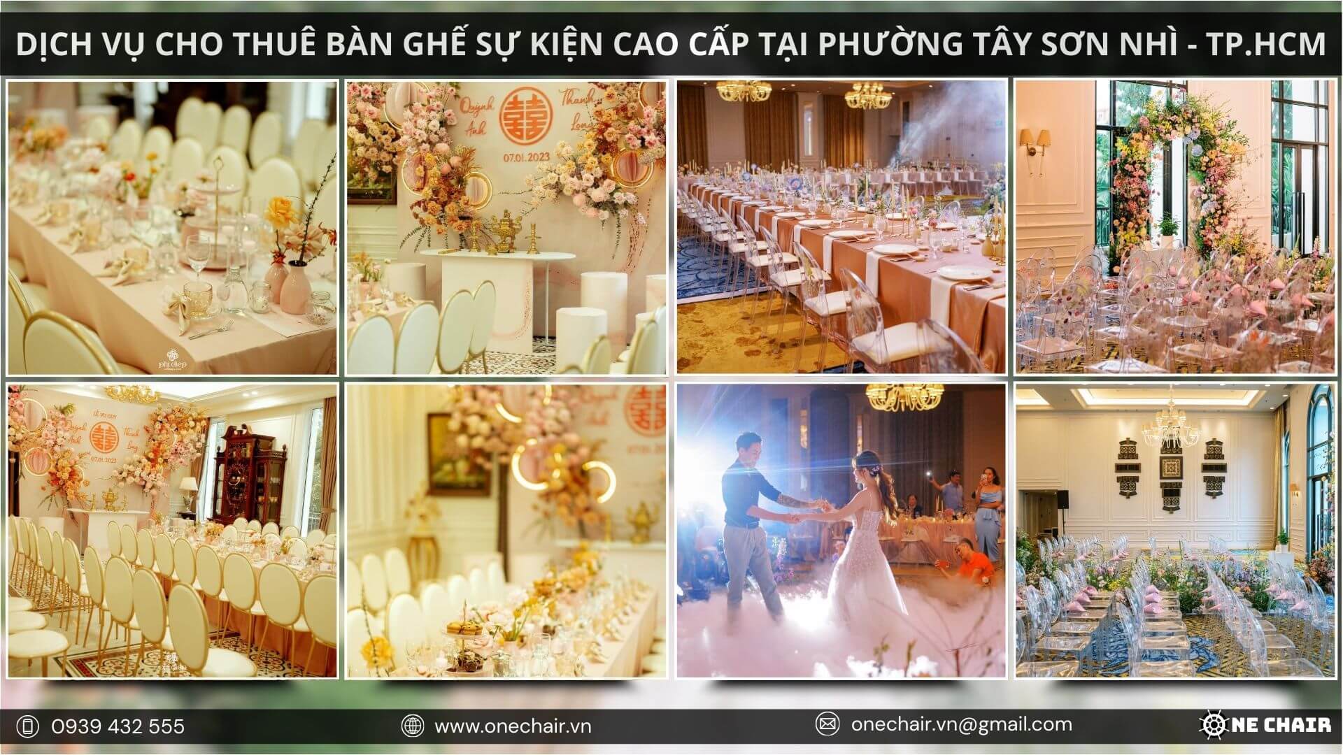 Hình 17: Nội thất cho lễ gia tiên và lễ vow tinh tế tại Thành phố Hồ Chí Minh.