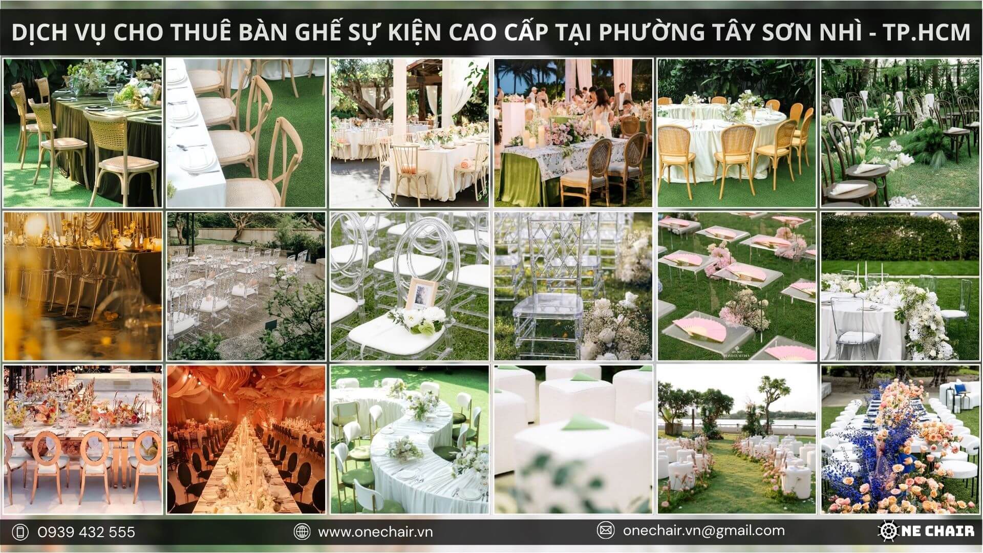 Hình 18: One Chair - Dịch vụ chuyên nghiệp được event planner hàng đầu tin chọn tại Thành phố HCM.