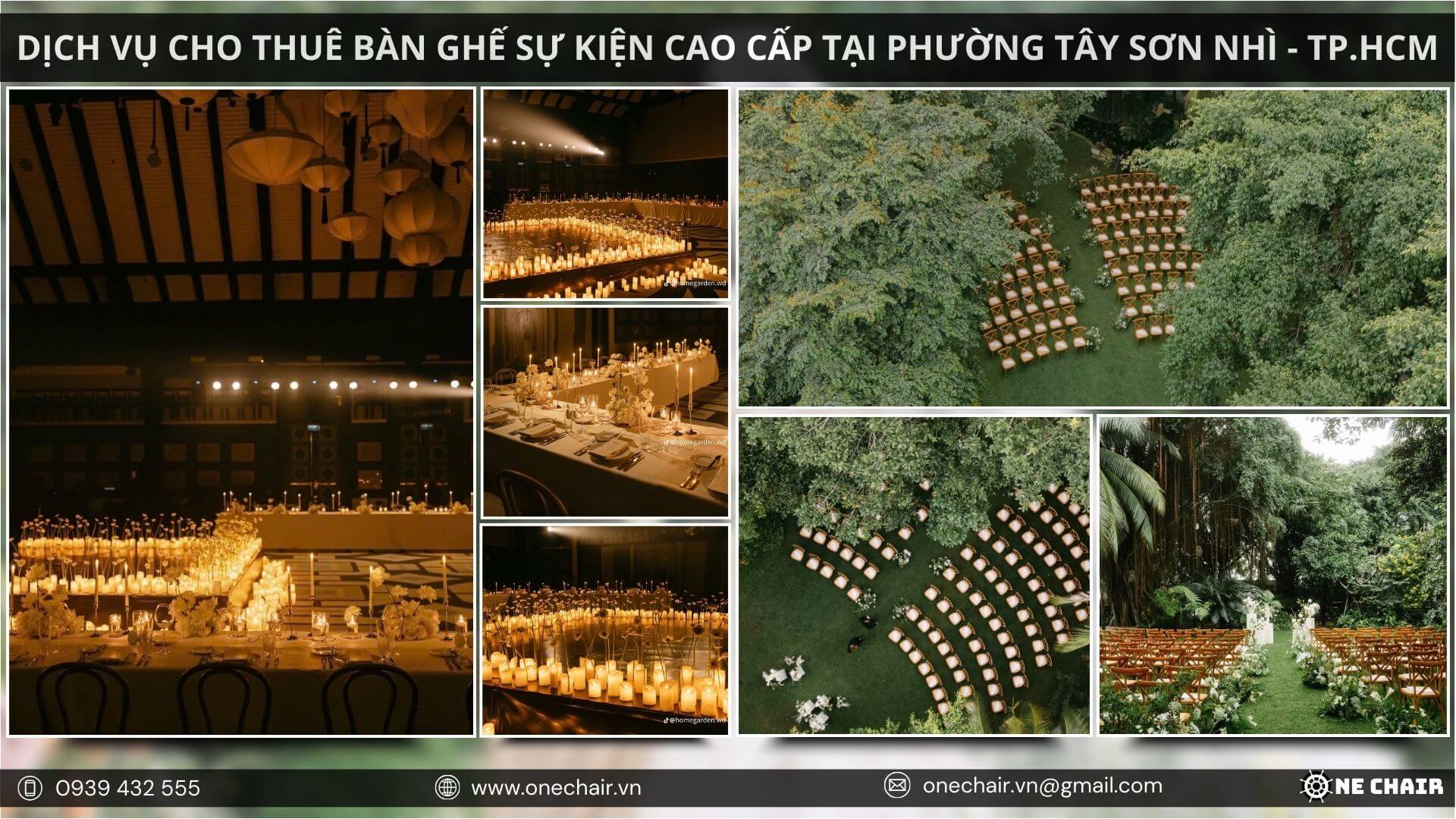 Hình 20: One Chair - Dịch vụ cho thuê nội thất sự kiện khác biệt tại Thành phố HCM.