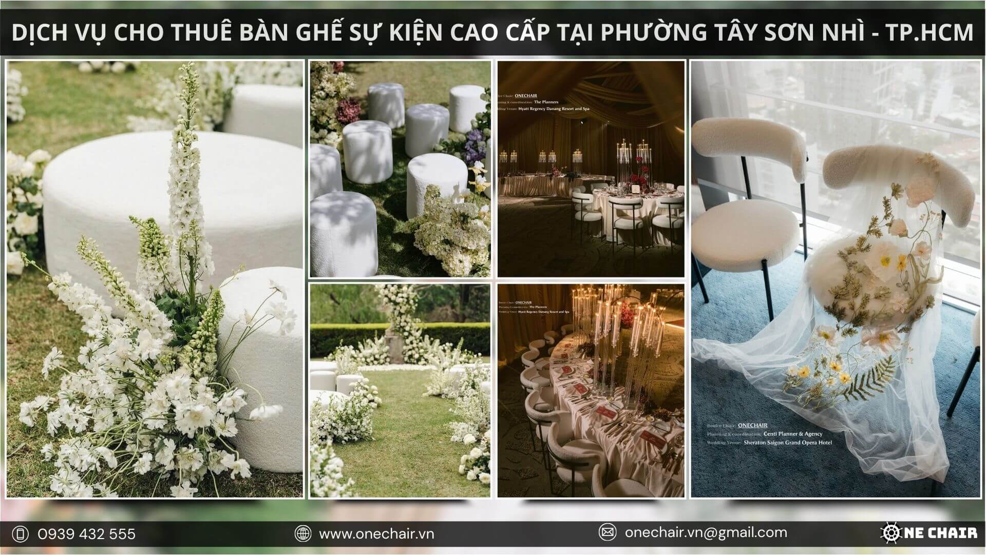 Hình 4: One Chair cung cấp giải pháp nội thất sự kiện tối ưu tại Thành phố Hồ Chí Minh.
