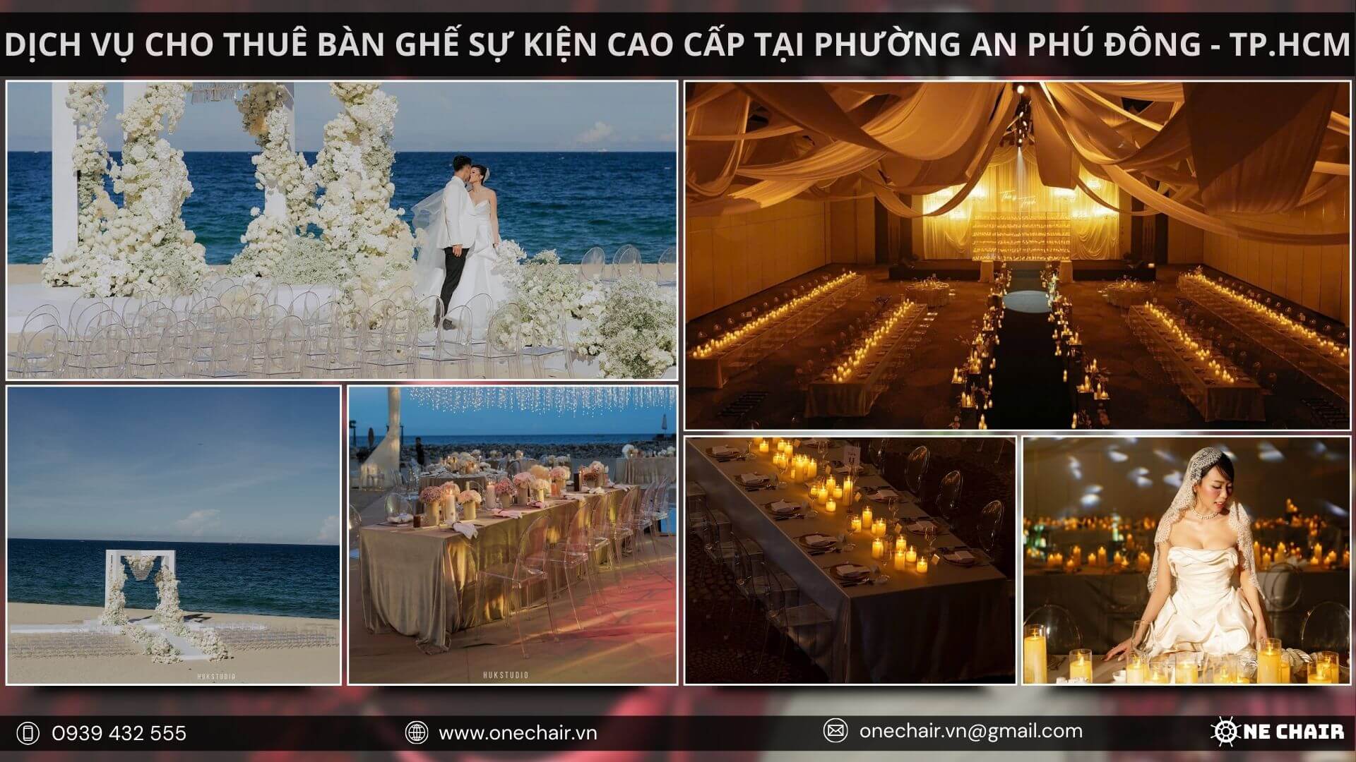 One Chair – Đơn vị hàng đầu về nội thất sự kiện tại TP.Hồ Chí Minh.
