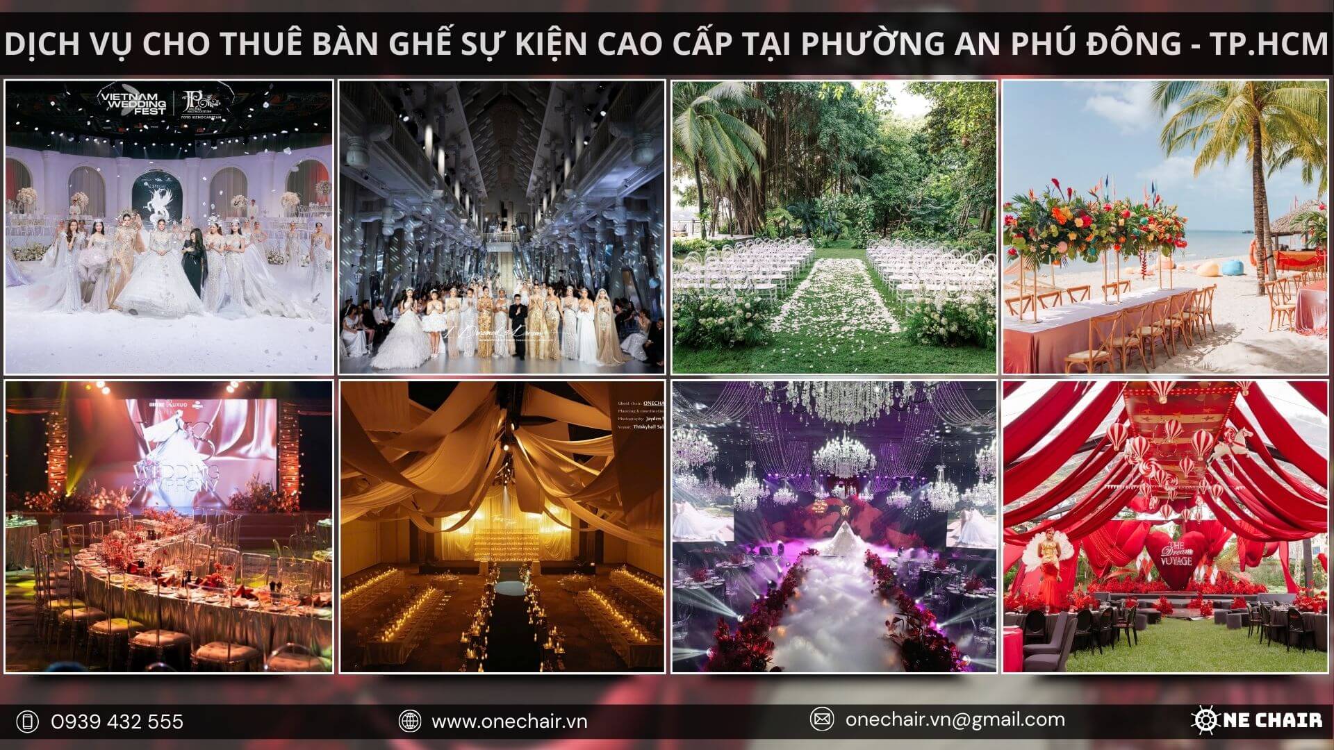 Các xu hướng decor sự kiện phổ biến.