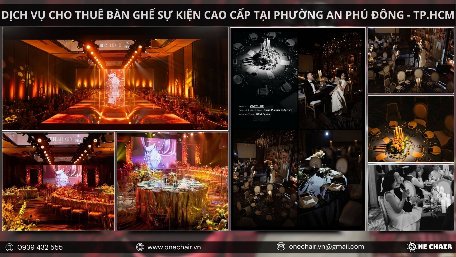 Lựa chọn One Chair cho sự kiện đẳng cấp.
