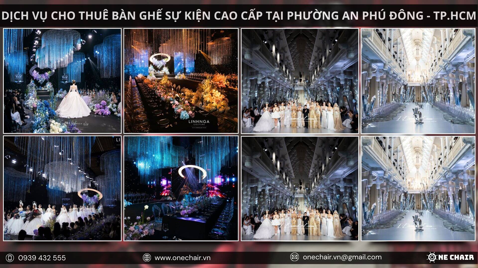 Sàn diễn thời trang theo phong cách Futuristic Touch.