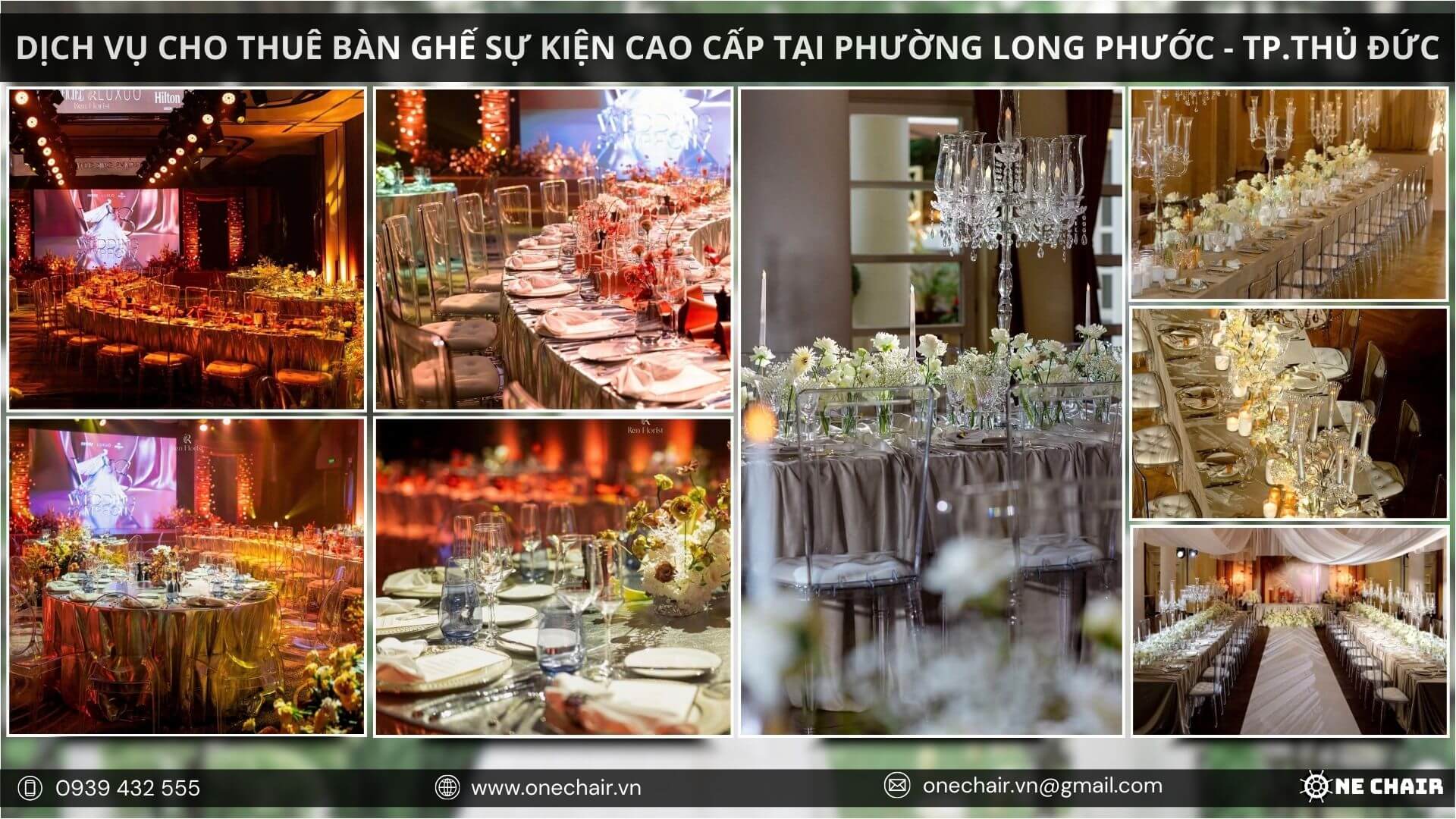 Hình 11: Đội ngũ chuyên gia của One Chair với hơn 8 năm kinh nghiệm trong ngành sự kiện.