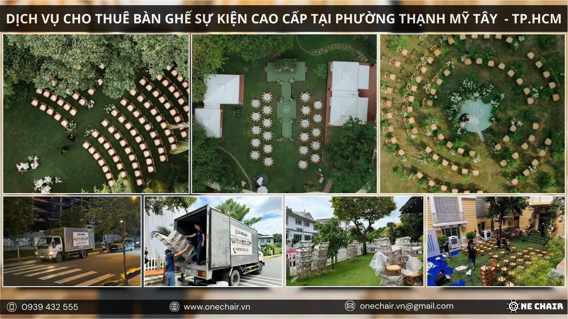 Hình 14: Dịch vụ cho thuê bàn ghế sự kiện trọn gói, chuyên nghiệp tại Thành phố Hồ Chí Minh.