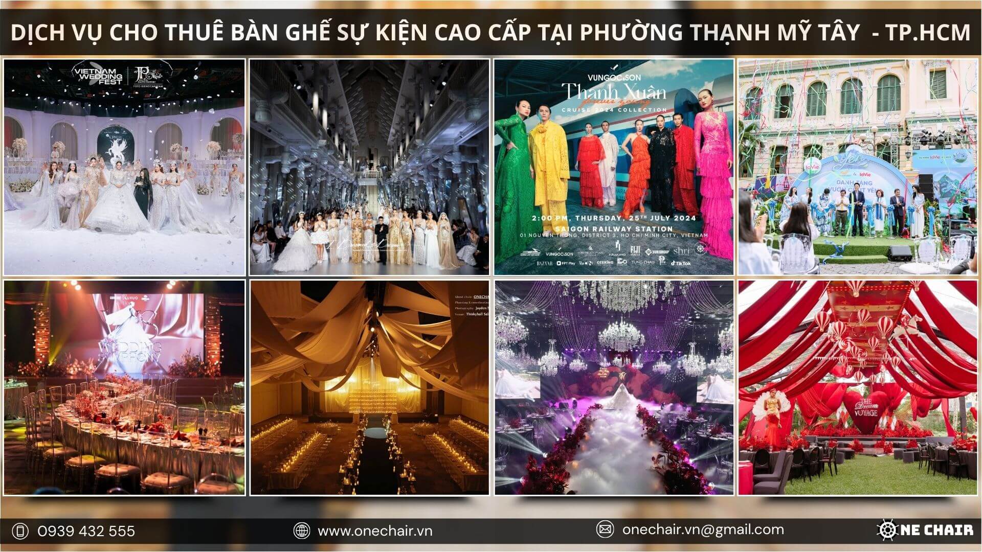 Hình 17: Giải pháp cho thuê bàn ghế sự kiện giúp tối ưu chi phí và thời gian tại Thành phố Hồ Chí Minh.