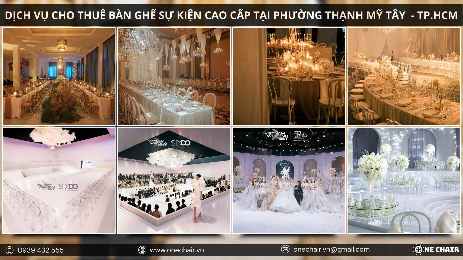 Hình 19: OneChair cam kết mang đến dịch vụ cho thuê bàn ghế sự kiện uy tín tại TP. Hồ Chí Minh.