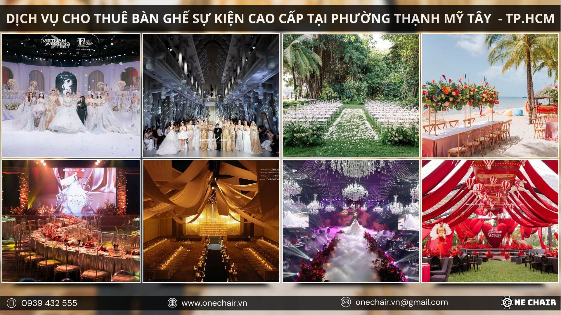 Hình 9: Khả năng cá nhân hóa nội thất, tạo nên không gian sự kiện độc đáo tại Thành phố Hồ Chí Minh.