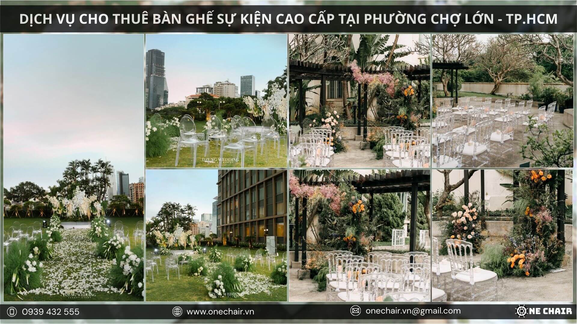 Sự kết hợp hài hòa giữa bàn ghế One Chair và kiến trúc tại Chợ Lớn.