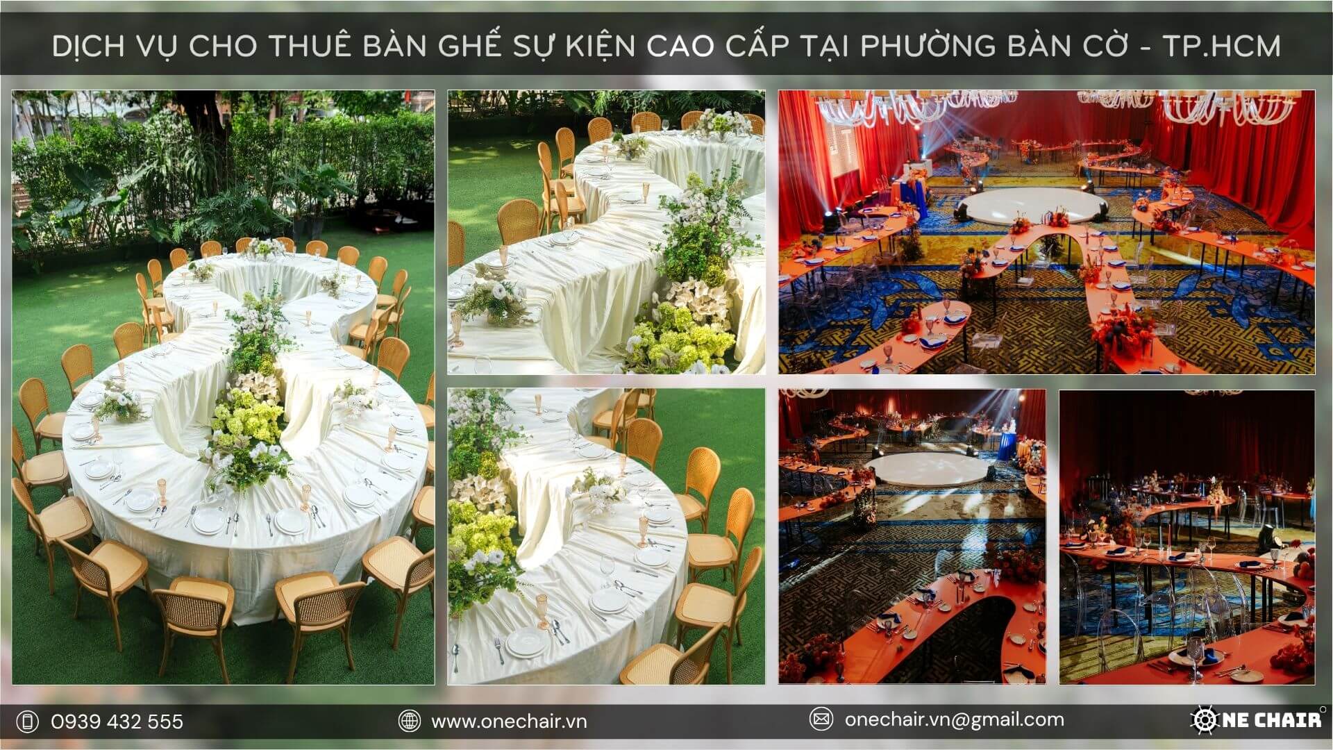 Xu hướng setup bàn ghế sự kiện 2025 tạo dấu ấn.