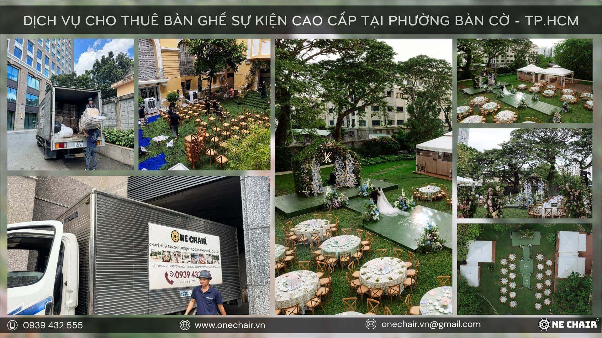Giải pháp trọn gói cho thuê bàn ghế sự kiện của OneChair