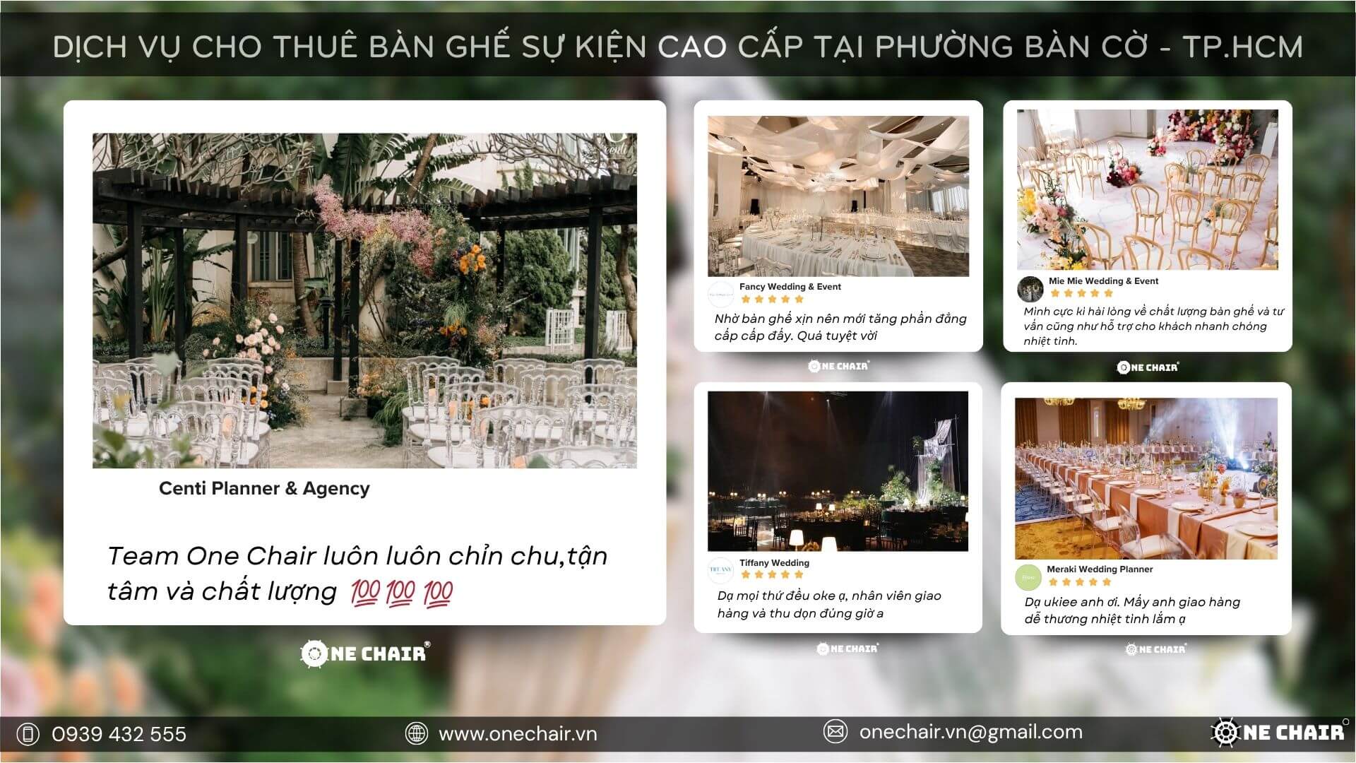 Khách hàng nhớ nhất điều gì ở bàn ghế One Chair