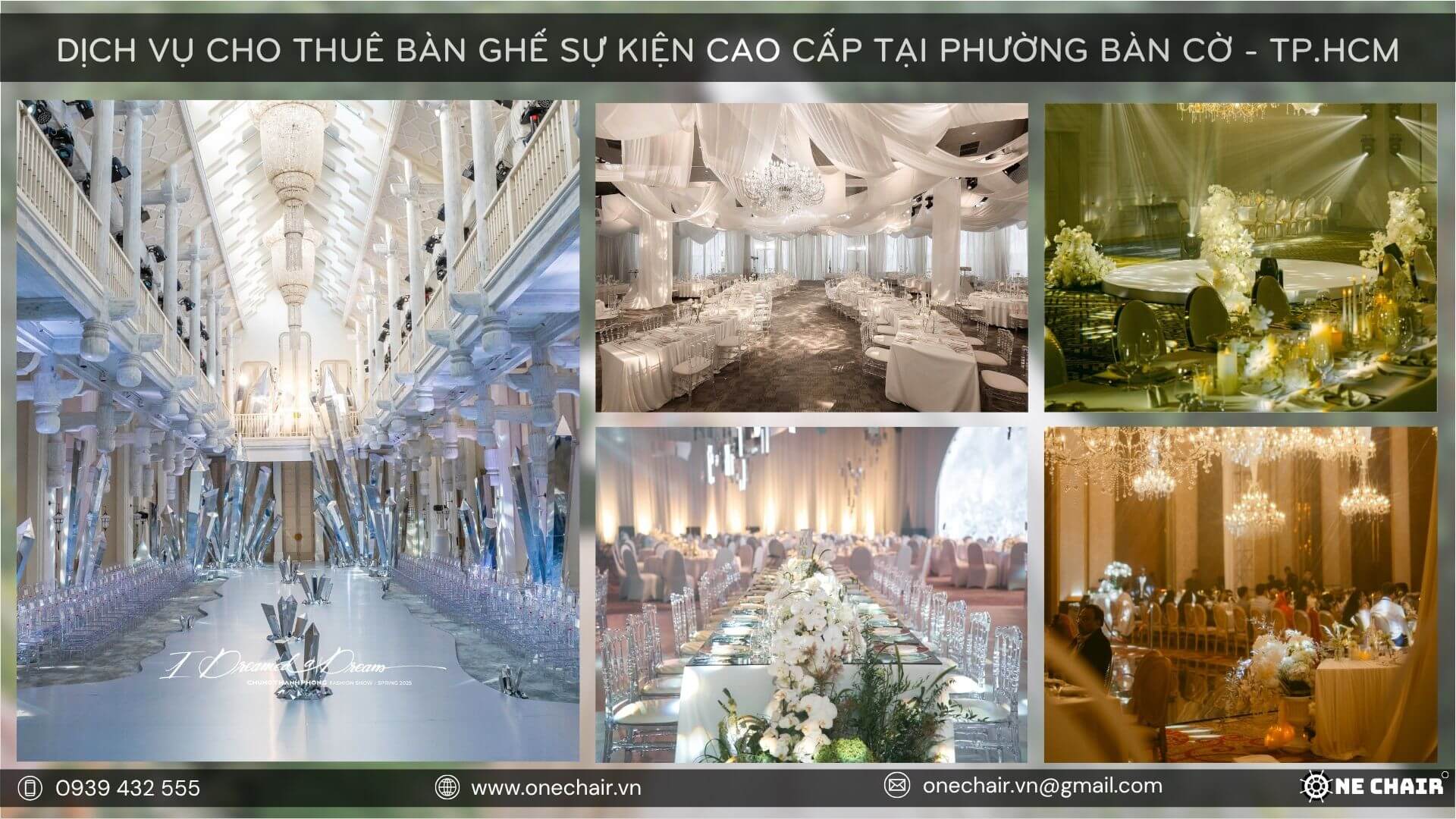 Nâng tầm sự kiện của bạn ngay hôm nay cùng OneChair