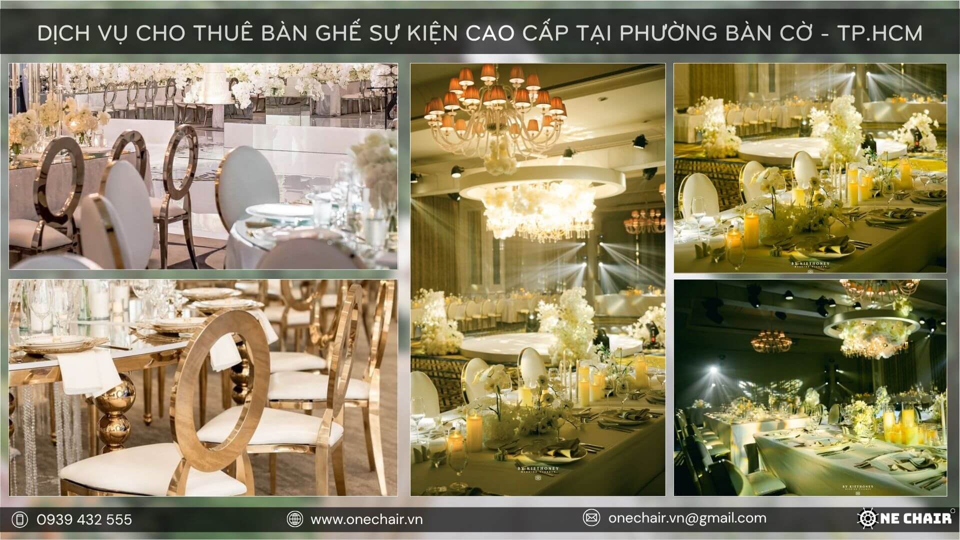 Ghế luxury tiêu chuẩn 5 sao cho sự kiện đẳng cấp 