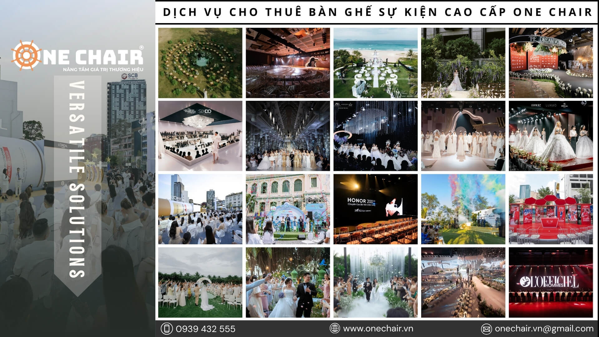 Hình 19: Nhu cầu thuê bàn ghế sự kiện cao cấp tại Đà Nẵng tăng trưởng mạnh