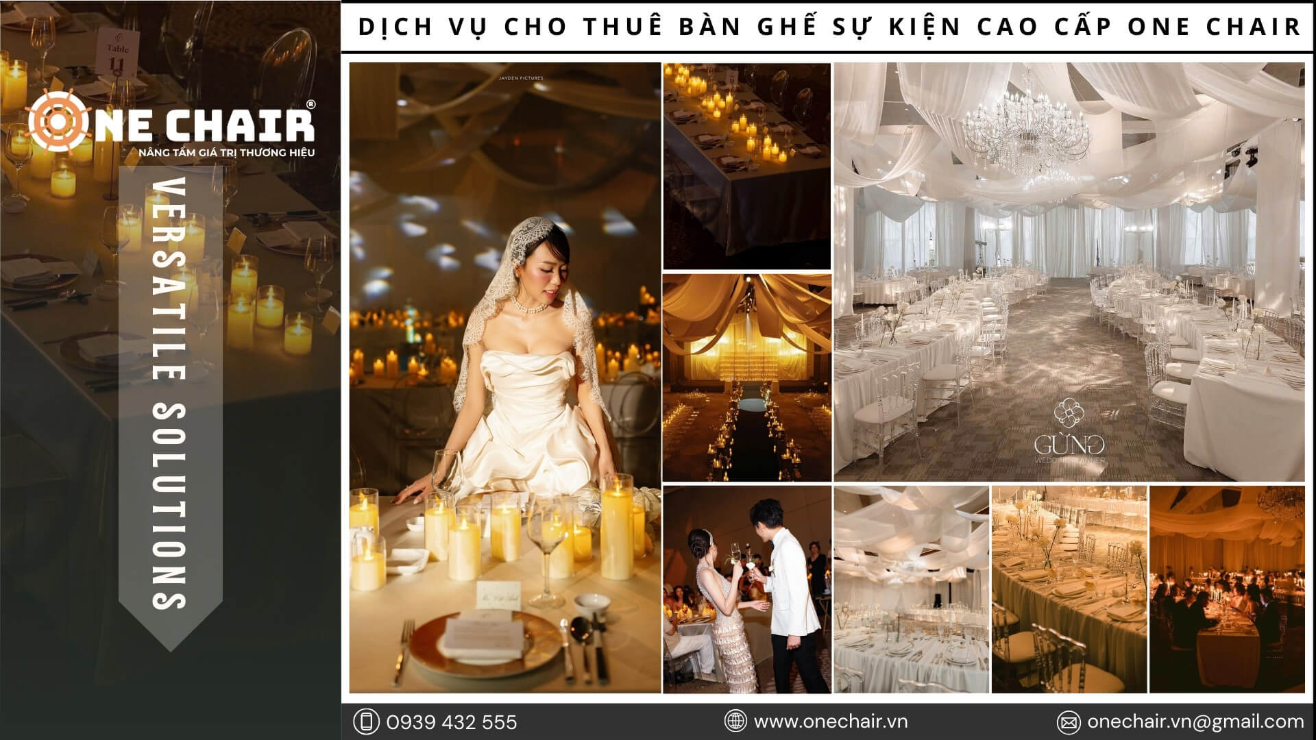 Hình 24: Thuê bàn ghế sự kiện cao cấp cho tiệc cưới và sự kiện gia đình tại Đà Nẵng