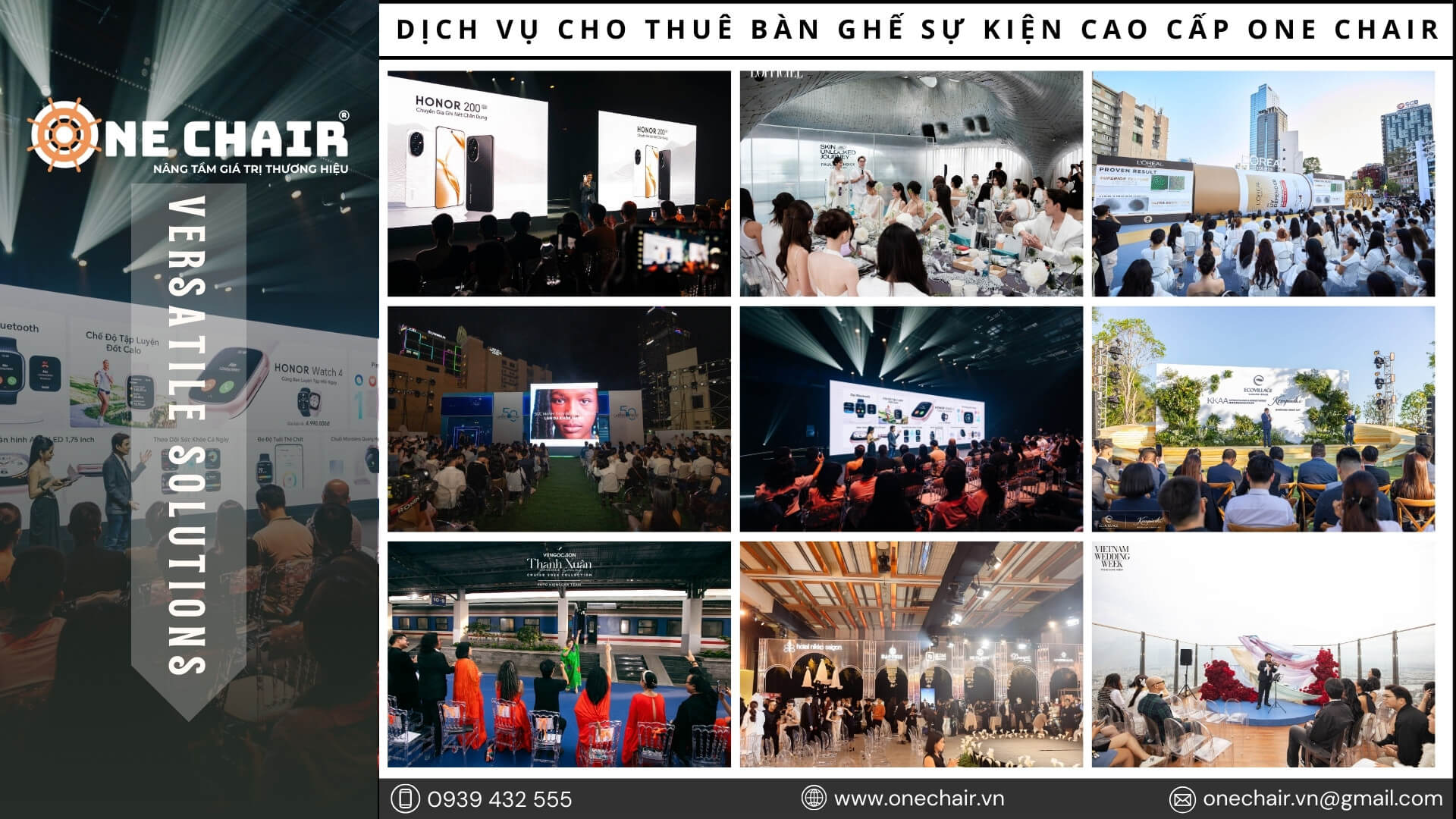 Hình 26: Thuê bàn ghế sự kiện cao cấp cho gala dinner và sự kiện tri ân tại Đà Nẵng