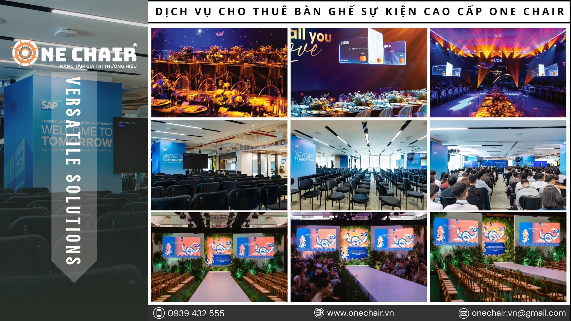 Hình 28: Thuê bàn ghế sự kiện cao cấp cho brand activation tại Đà Nẵng