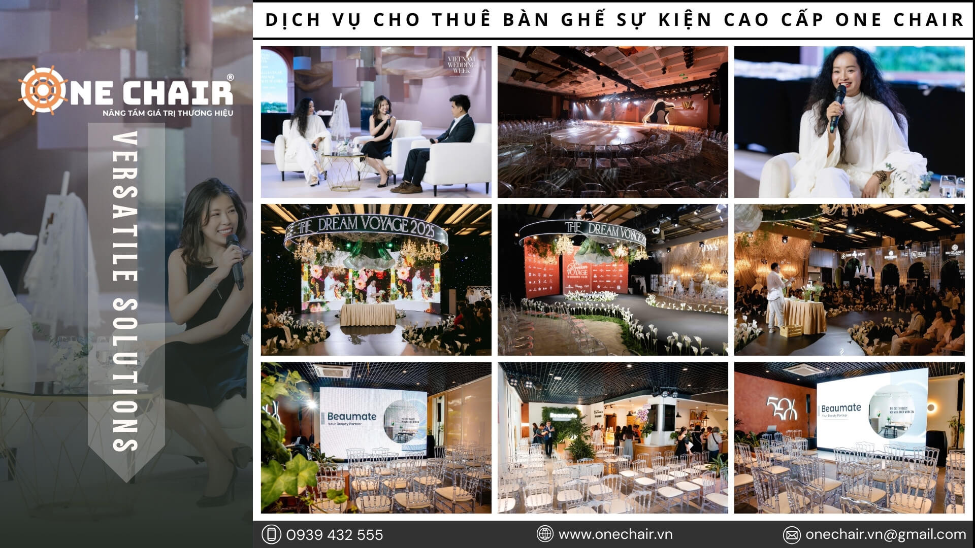 Hình 30: Thuê bàn ghế sự kiện cao cấp cho workshop và seminar tại Đà Nẵng