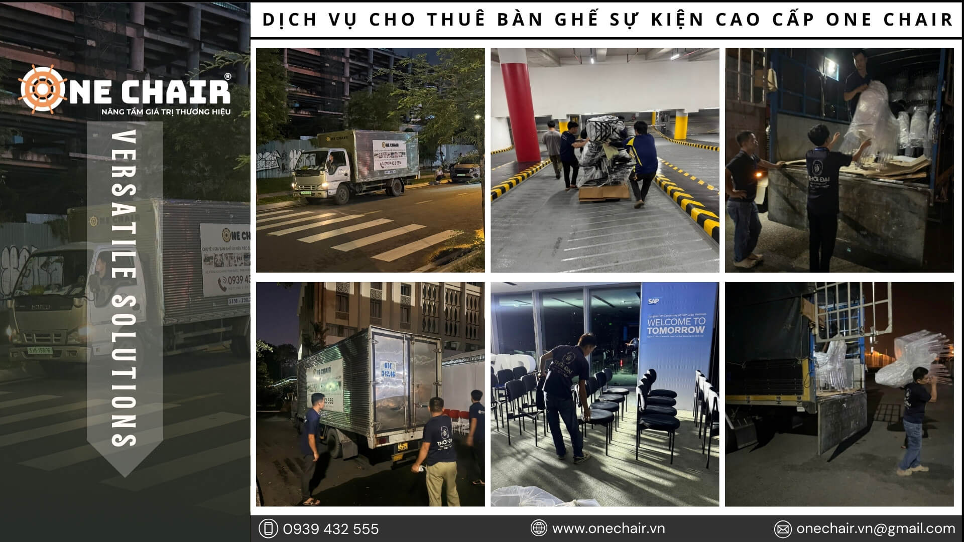 Hình 34: Vận chuyển và thi công bàn ghế sự kiện cao cấp tại Đà Nẵng