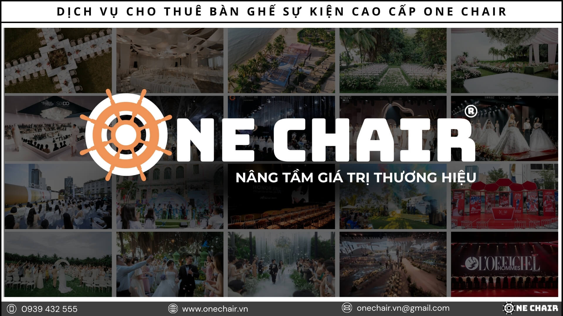 Hình 35: ONE CHAIR – Đơn vị cho thuê bàn ghế sự kiện cao cấp uy tín tại TP. Đà Nẵng
