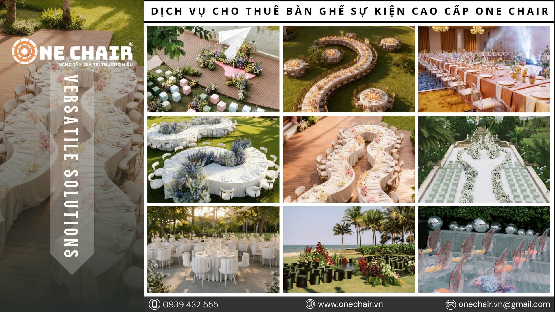 Hình 20: Thuê bàn ghế sự kiện cao cấp cho tiệc cưới tại Nha Trang – Phan Rang