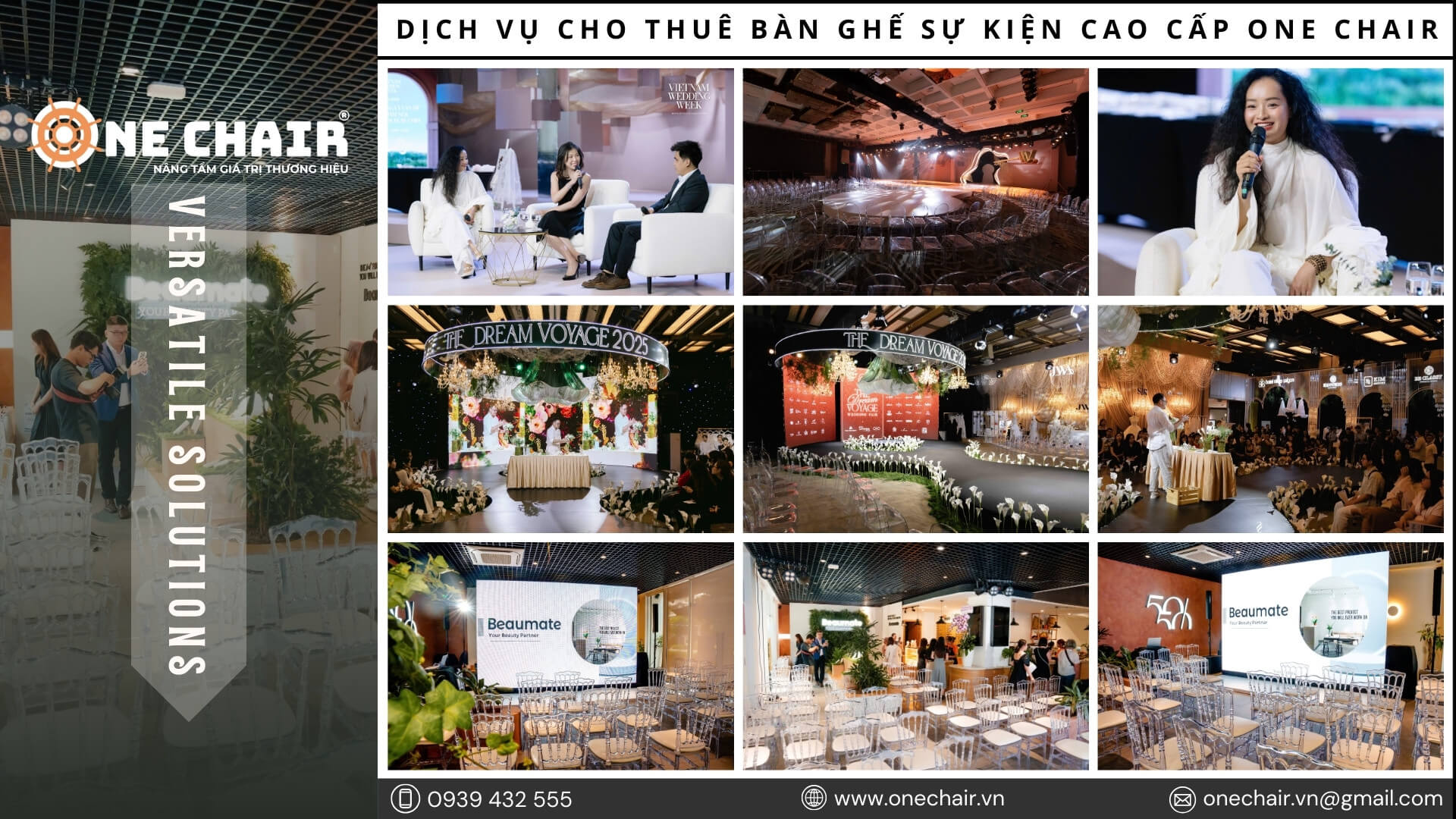 Hình 26: Thuê bàn ghế sự kiện cao cấp cho workshop và seminar tại Khánh Hòa