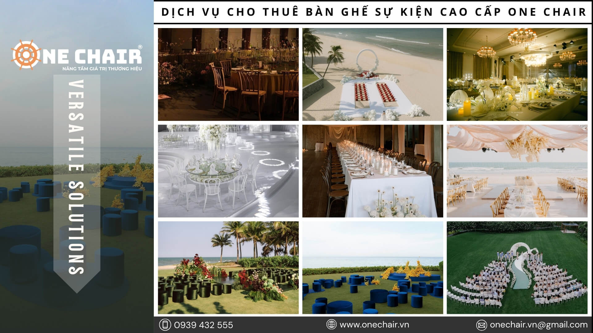 Hình 31: Thuê bàn ghế sự kiện cao cấp tại TP. Phan Rang – Tháp Chàm