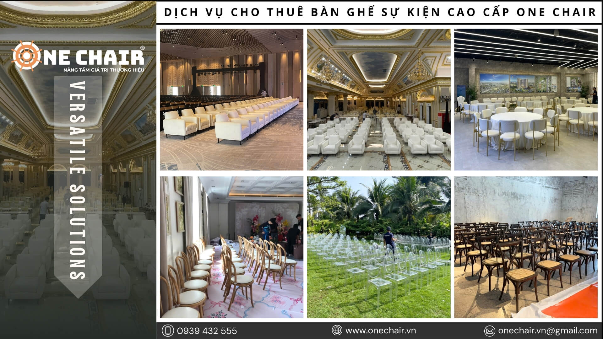 Hình 33: Tư vấn giải pháp cho thuê bàn ghế sự kiện cao cấp tại Khánh Hòa