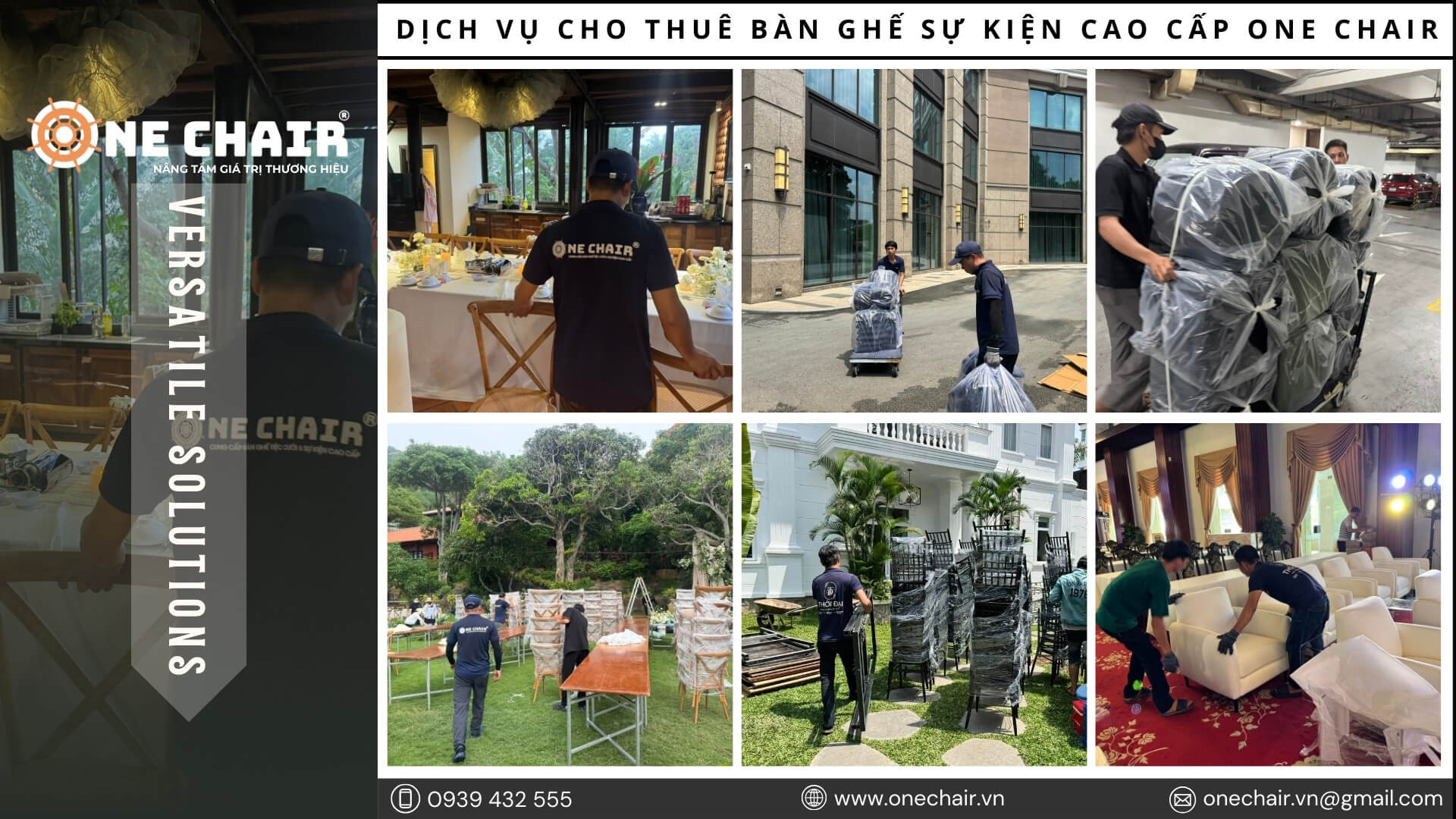 Hình 35: Vận chuyển và thi công bàn ghế sự kiện cao cấp tại Khánh Hòa
