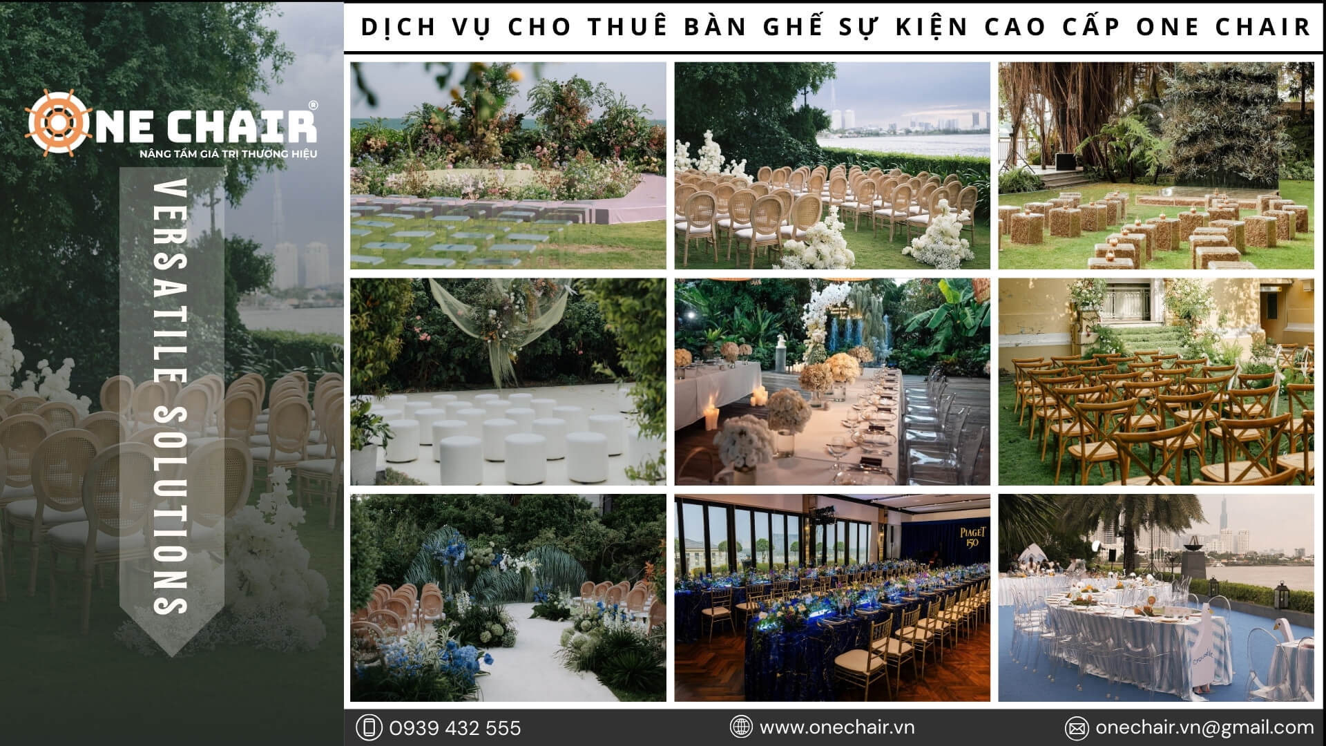 Hình 5: Vai trò của bàn ghế sự kiện cao cấp trong trải nghiệm tổng thể tại Khánh Hòa
