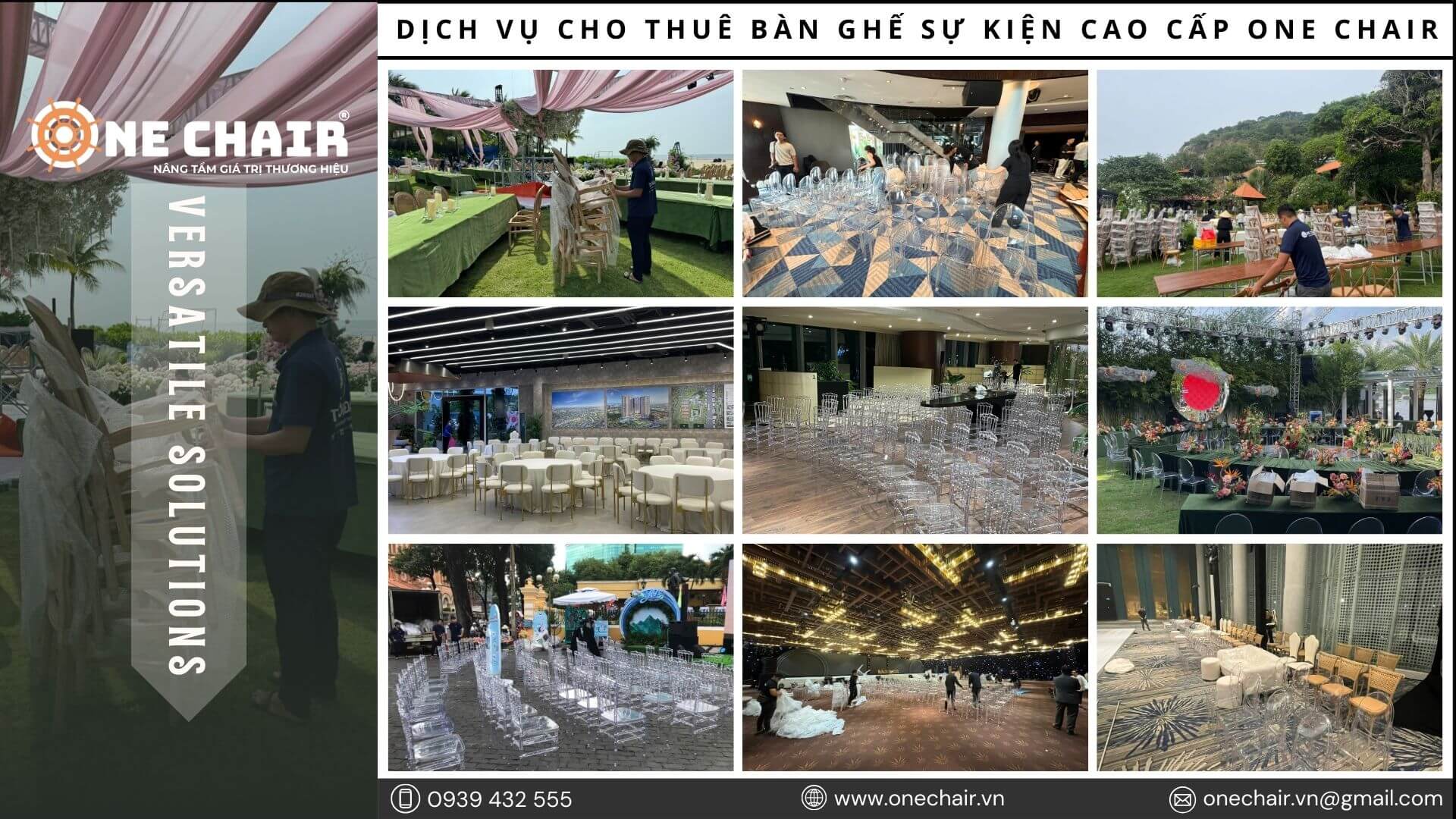 Hình 27: Quy trình dịch vụ cho thuê bàn ghế sự kiện cao cấp One Chair tại Lâm Đồng