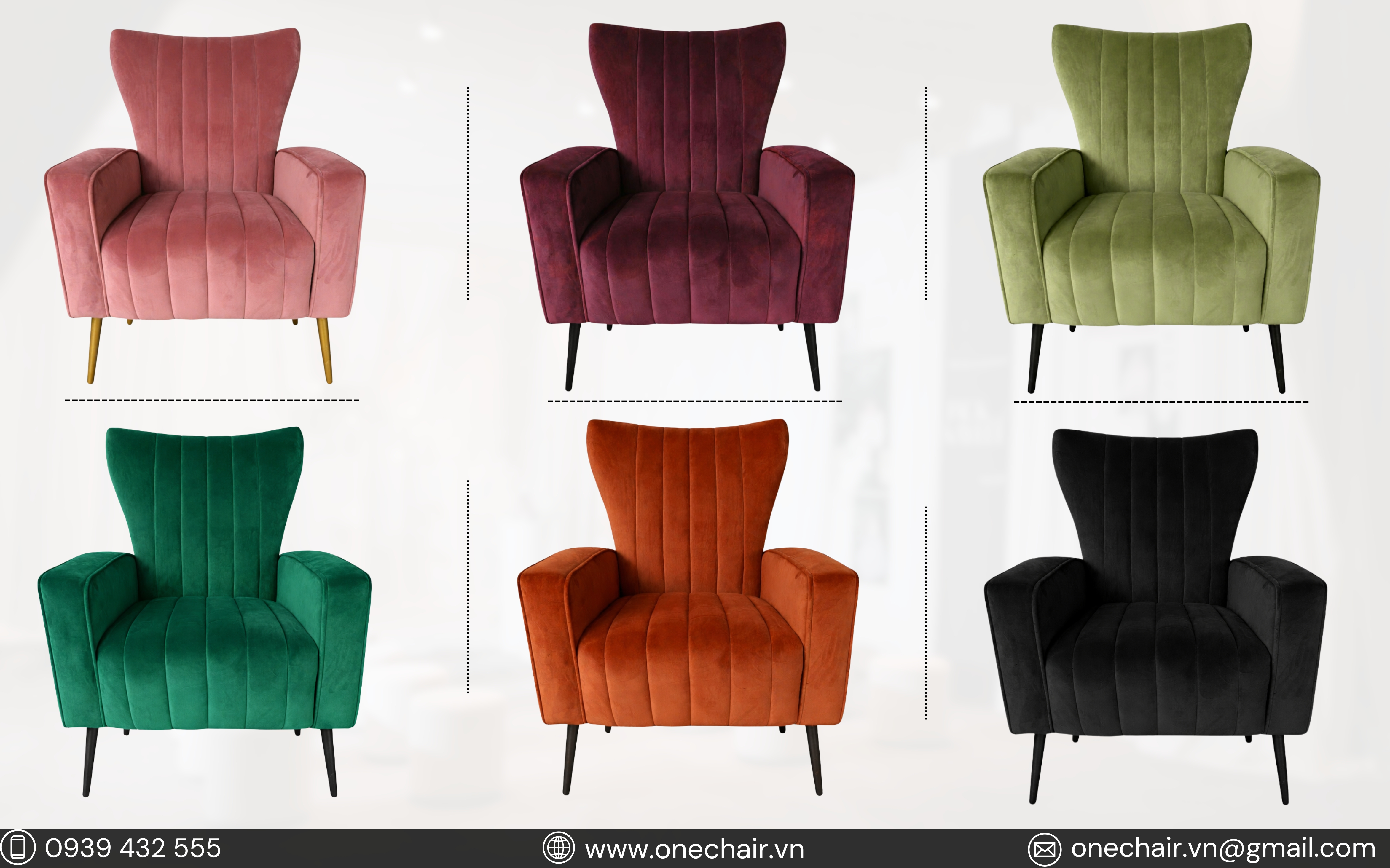 Bộ sưu tập Sofa Armchair Muse ONE CHAIR cho thuê sự kiện