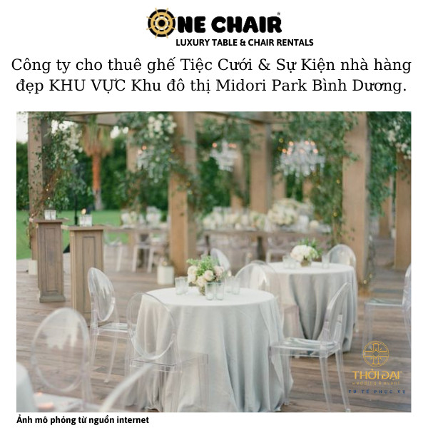 Hình 5: ONE CHAIR cho thuê mẫu ghế tiệc cưới và sự kiện kiểu dáng độc đáo.