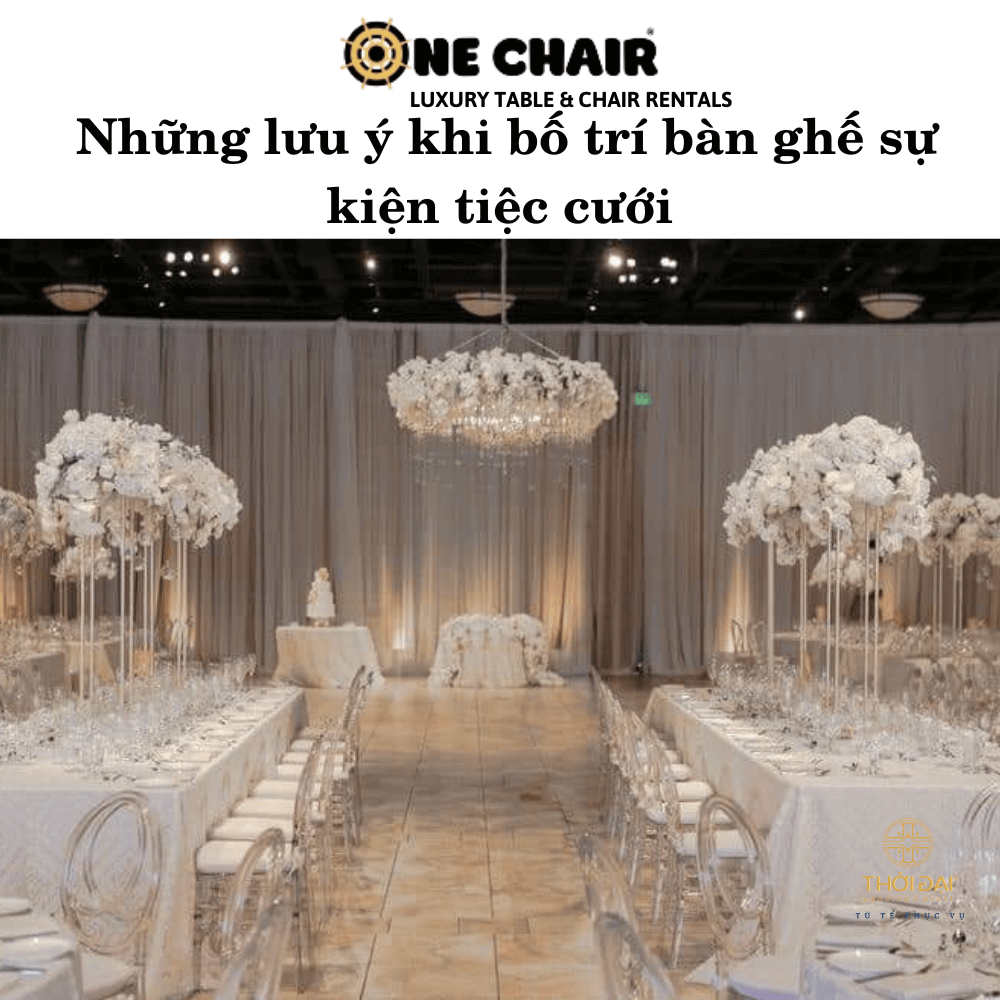 Hình 4: Cho thuê bàn ghế sự kiện tiệc cưới trong suốt Quận Phú Nhuận, HCM.