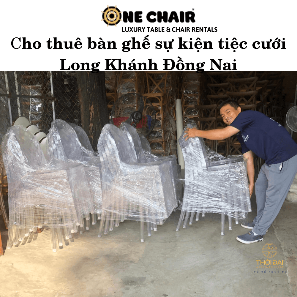 Hình 3: Cho thuê bàn ghế sự kiện tiệc cưới giá rẻ Long Khánh Đồng Nai.
