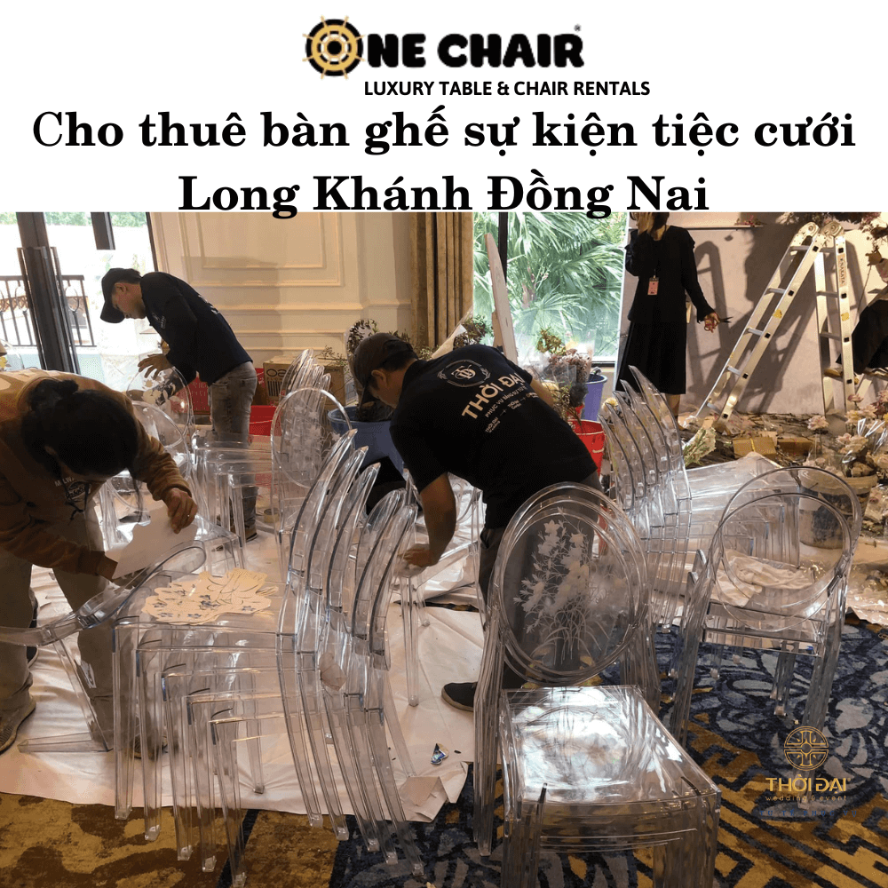 Hình 2: Dịch vụ cho thuê bàn ghế sự kiện tiệc cưới đáng tin cậy Long Khánh Đồng Nai.