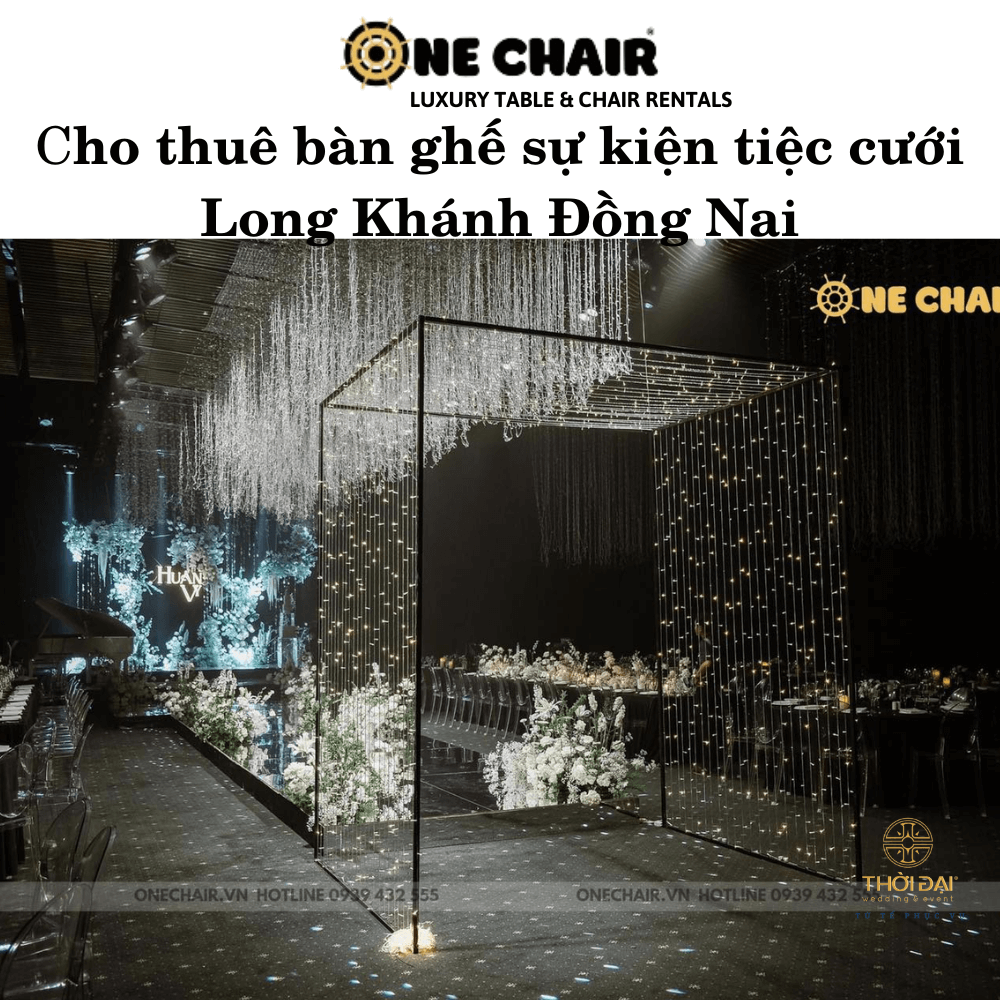 Hình 9: Đơn vị cho thuê bàn ghế sự kiện tiệc cưới chuyên nghiệp Long Khánh Đồng Nai.