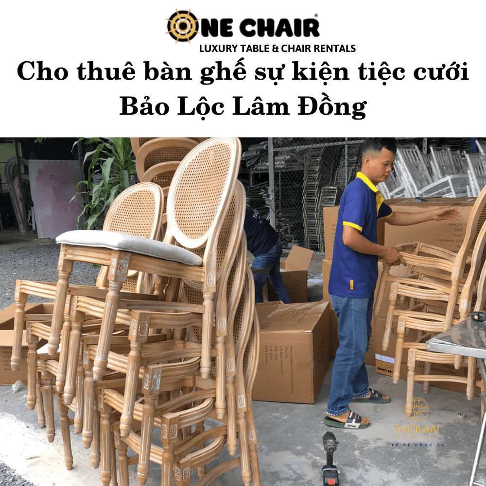 Hình 8: Cho thuê bàn ghế đám cưới giá rẻ tại Bảo Lộc Lâm Đồng.