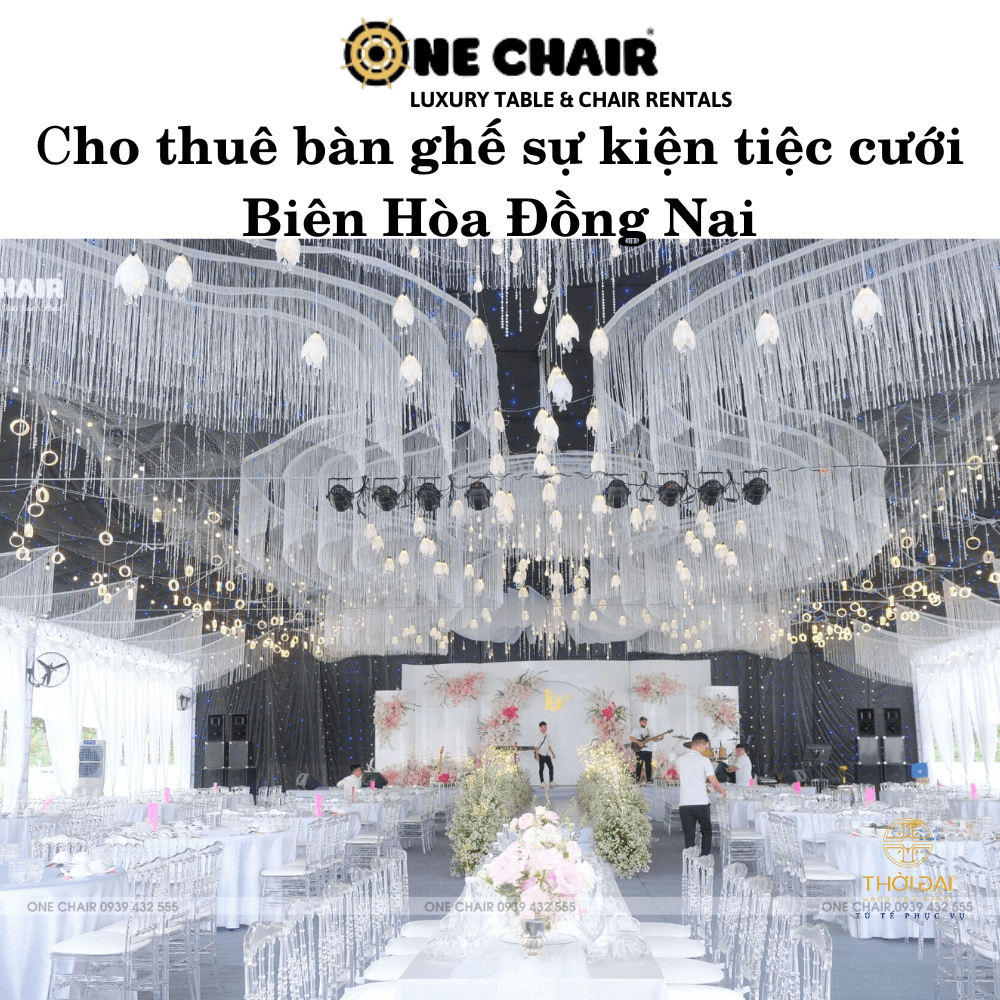 Hình 16: Cho thuê bàn ghế đám cưới cao cấp Biên Hòa Đồng Nai.