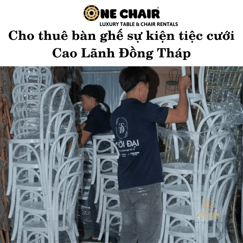 Hình 6: Đơn vị cho thuê bàn ghế đám cưới chất lượng Cao Lãnh Đồng Tháp.