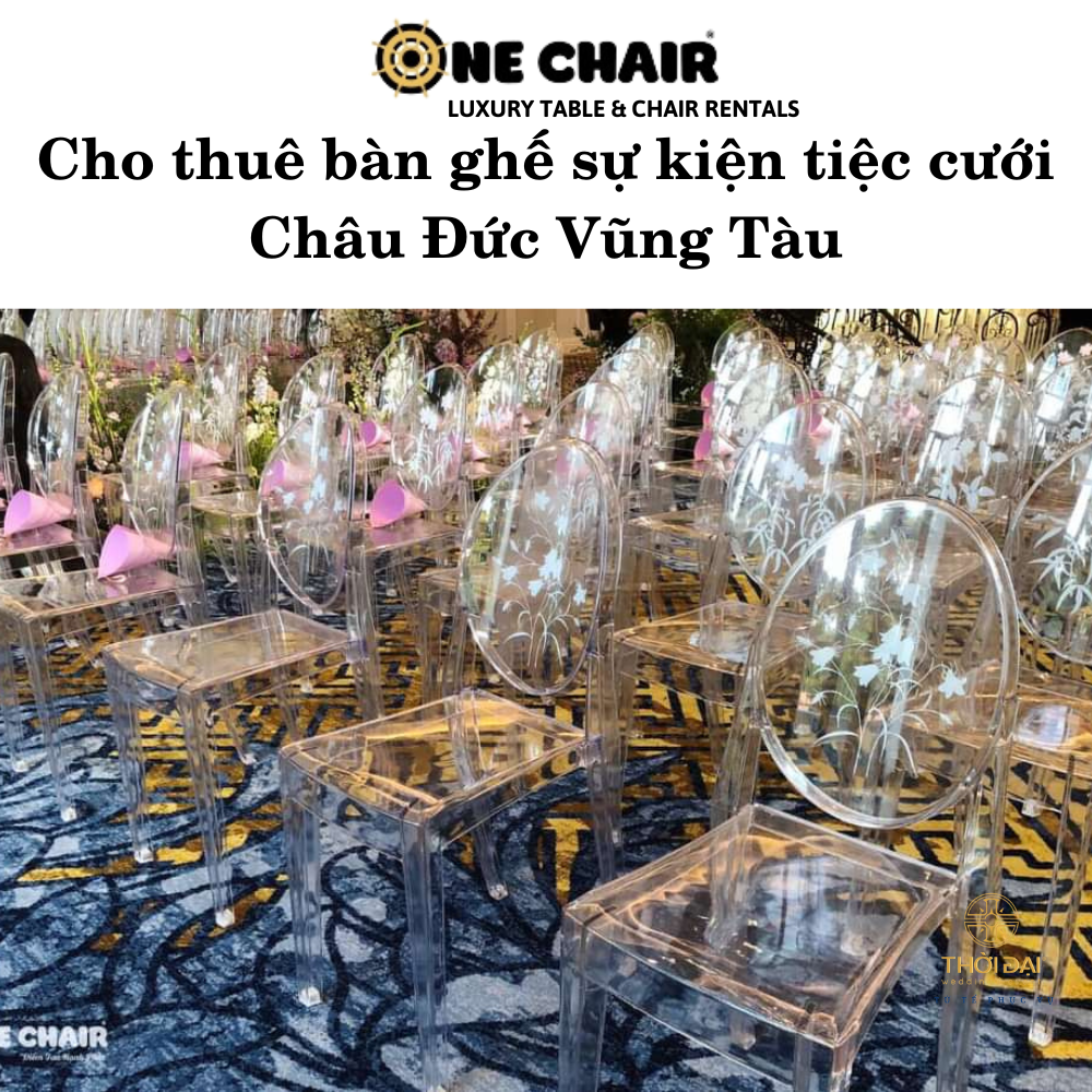 Hình 10: Địa chỉ cho thuê bàn ghế nhựa trong suốt tại Châu Đức Vũng Tàu.
