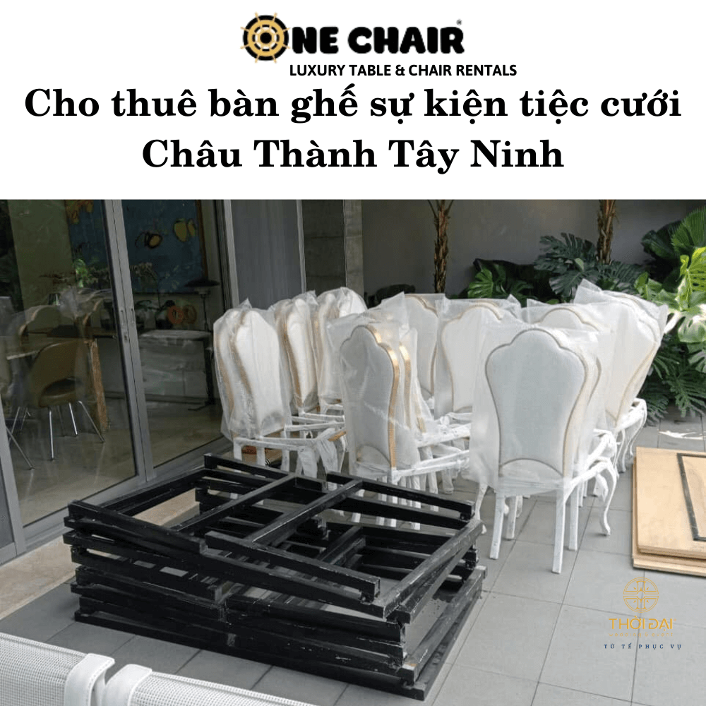 Hình 10: Cho thuê bàn ghế đám cưới sang trọng Châu Thành Tây Ninh.