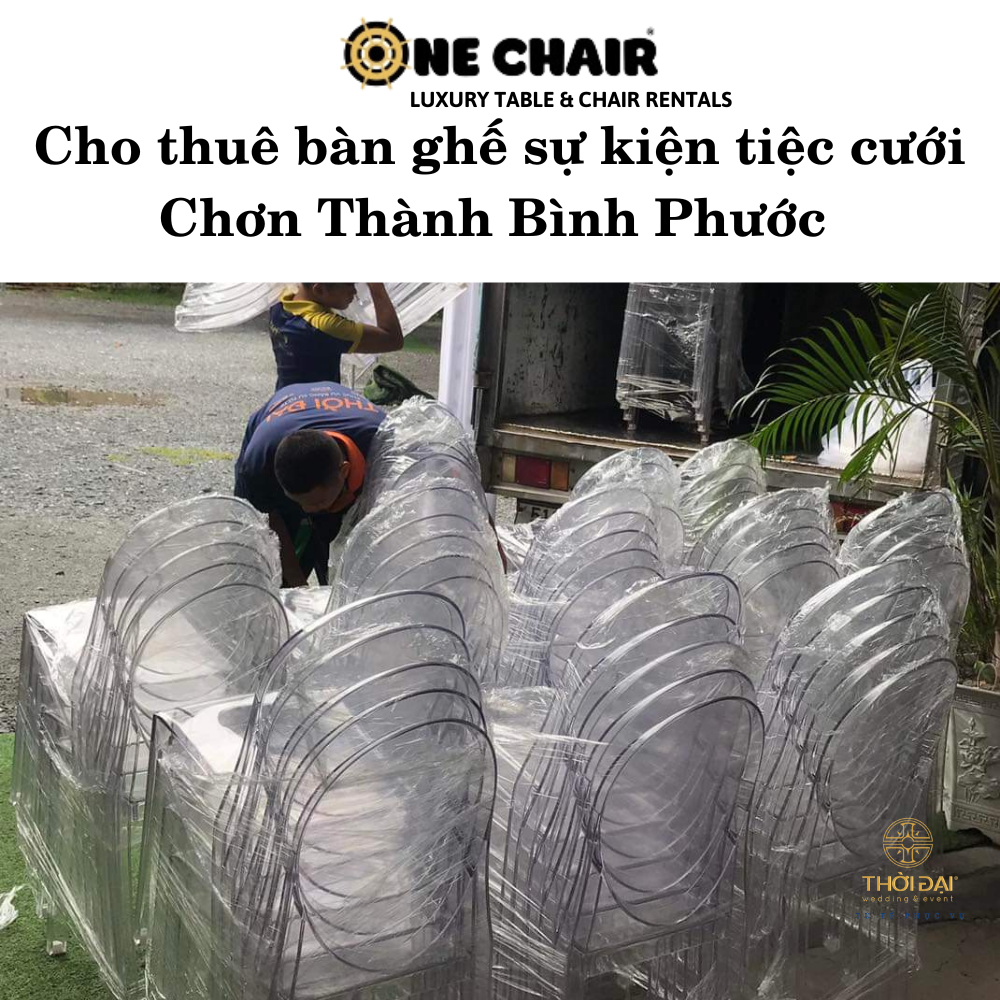 Hình 3: Cho thuê bàn ghế đám cưới giá rẻ Chơn Thành Bình Phước.